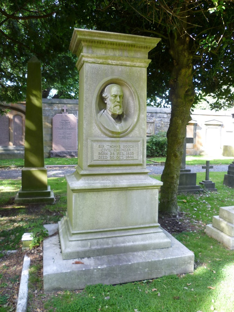The grave of Sir Thomas Bouch in Edinburgh's Dean Cemetery (photo by Kim Traynor)